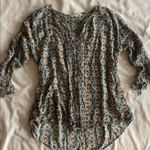 Tribal print blouse
